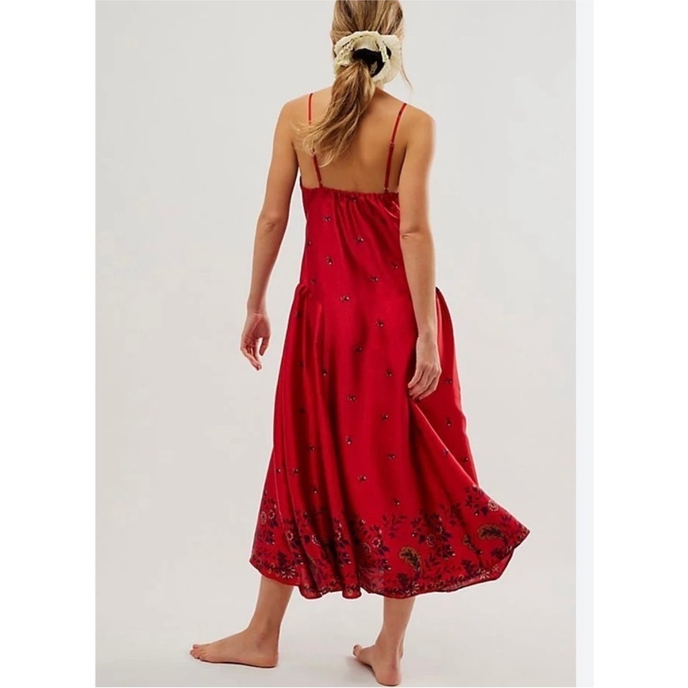 Free People Intimately / On My Own Printed Maxi Dress / Boho Maxi Dress/Small - Picture 3 of 8